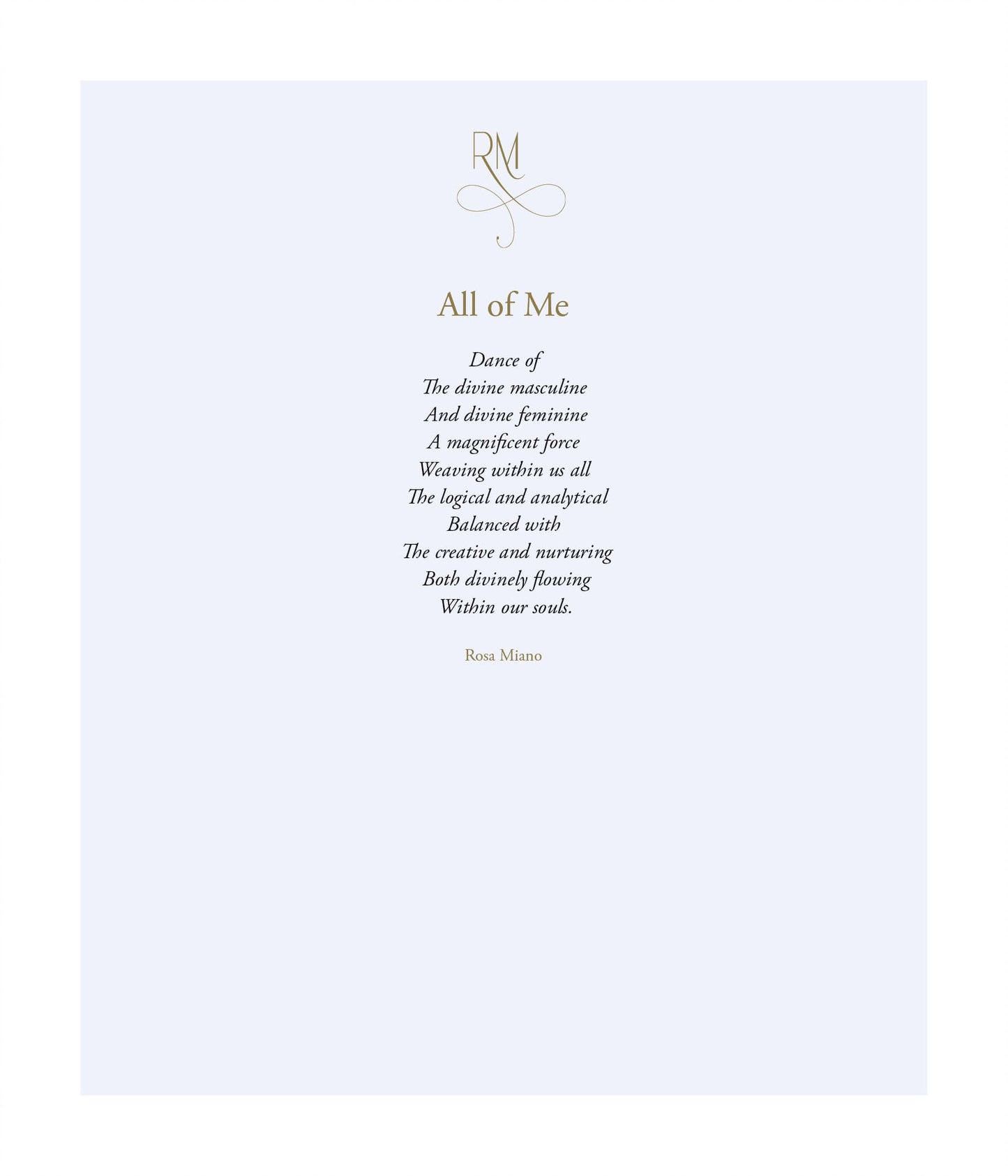 All of Me - Print