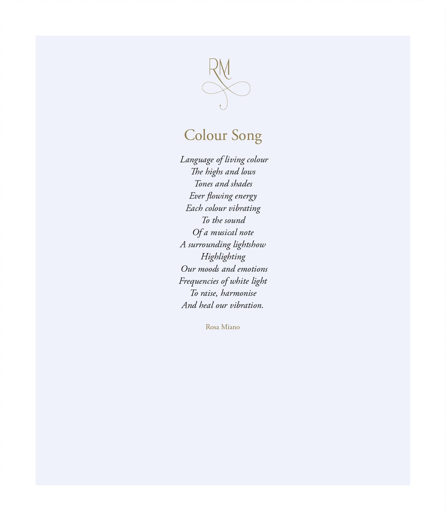 Colour Song