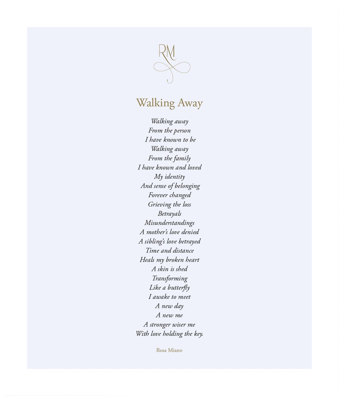 Walking Away - Print